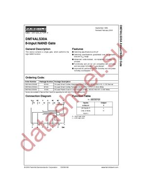 DM74ALS30AMX datasheet  